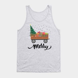 Funny Matching Ugly Christmas Sweater Tank Top